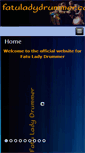 Mobile Screenshot of fatuladydrummer.com